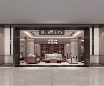 New Chinese Style Facade Element-ID:351917988