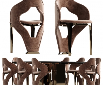 Modern Dining Table And Chairs-ID:122636083