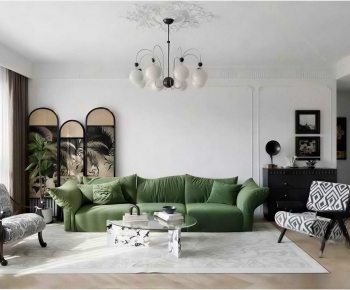 French Style A Living Room-ID:457726005