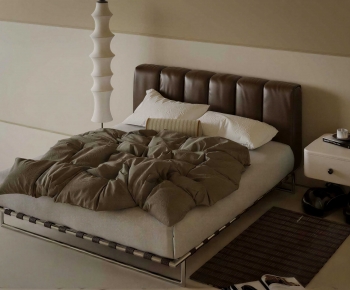 Modern Double Bed-ID:901803975