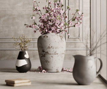 Wabi-sabi Style Flower Arrangement-ID:128568897