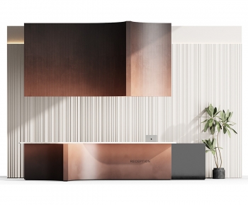 Modern Reception Desk-ID:913784982