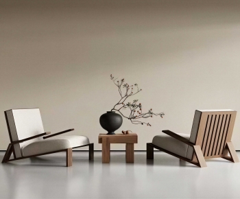 Wabi-sabi Style Lounge Chair-ID:696969997