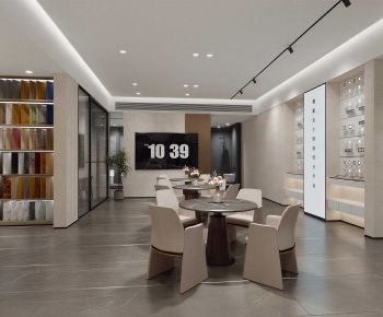 Modern Exhibition Hall-ID:525790933