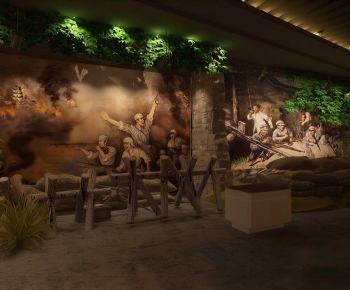 New Chinese Style Exhibition Hall-ID:468116041