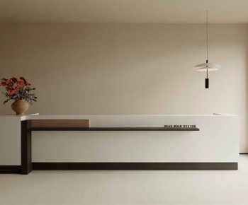 Modern Office Reception Desk-ID:306418909