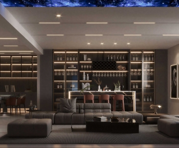 Modern A Living Room-ID:764513021