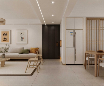 Japanese Style A Living Room-ID:855890049