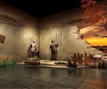 Modern Exhibition Hall-ID:442698968