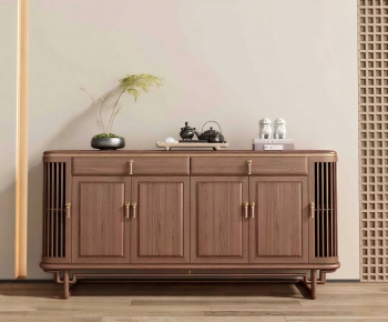 New Chinese Style Side Cabinet-ID:657217034