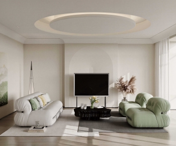 Modern A Living Room-ID:334639573