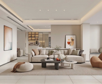 Modern A Living Room-ID:464272028