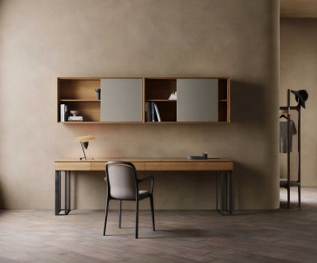 Modern Computer Desk And Chair-ID:586071974