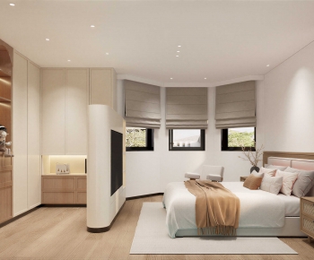 New Chinese Style Bedroom-ID:607759004