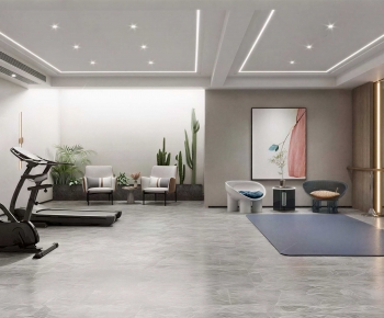 Modern Home Fitness Room-ID:813397883