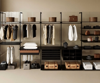 Modern Clothes Storage Area-ID:535208943