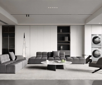 Modern A Living Room-ID:907087098