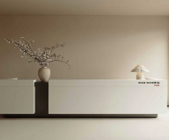 Modern Reception Desk-ID:398962028