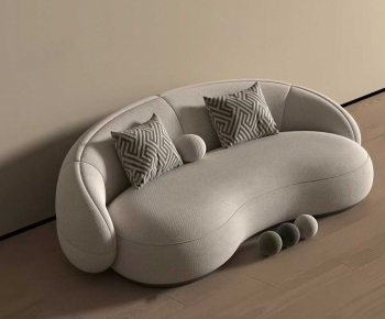 Nordic Style Curved Sofa-ID:302520999