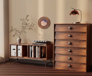 Wabi-sabi Style Chest Of Drawers-ID:835149386