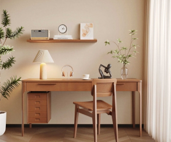 Modern Computer Desk And Chair-ID:927701001