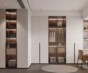 Modern Clothes Storage Area-ID:594902044