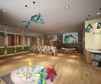 Modern Children's Reading Room-ID:718532095