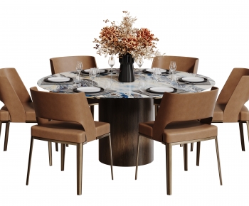 Modern Dining Table And Chairs-ID:429259065