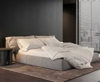 Modern Double Bed-ID:803510903