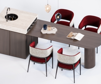 Modern Dining Table And Chairs-ID:911762002