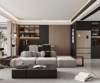 Modern A Living Room-ID:602230074