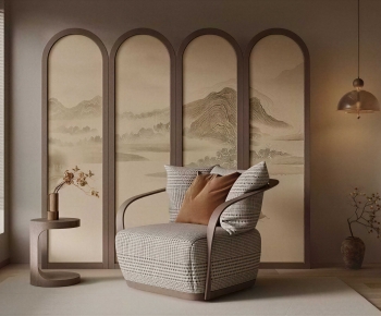 Modern Single Sofa-ID:333299625