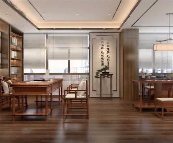 New Chinese Style Manager's Office-ID:810312032