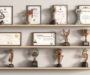 Modern Flag/badge/trophy/certificate-ID:790019049