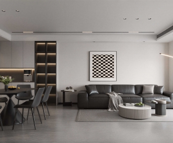 Modern A Living Room-ID:114108099