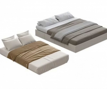 Modern Double Bed-ID:104588996