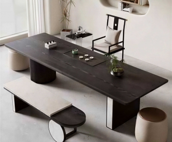 New Chinese Style Tea Tables And Chairs-ID:458132037