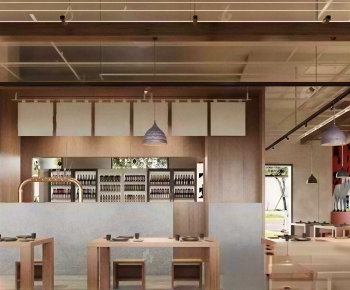 Wabi-sabi Style Dining Room-ID:647280936