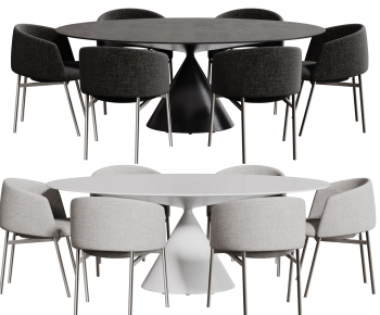 Modern Dining Table And Chairs-ID:673173907