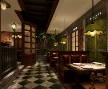 American Style Dining Room-ID:915678984