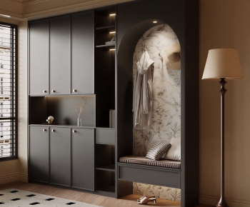 French Style Shoe Cabinet-ID:428963909