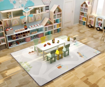 Modern Children's Table/chair-ID:340938094