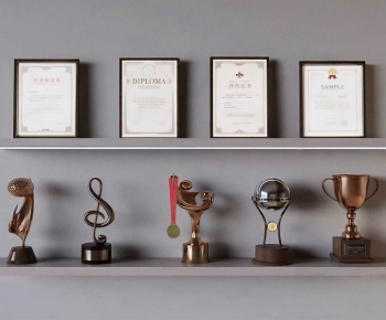 Modern Flag/badge/trophy/certificate-ID:912760976