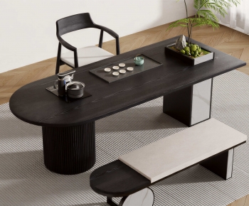 New Chinese Style Tea Tables And Chairs-ID:767738889