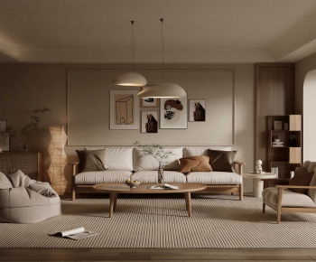 Wabi-sabi Style A Living Room-ID:269867902