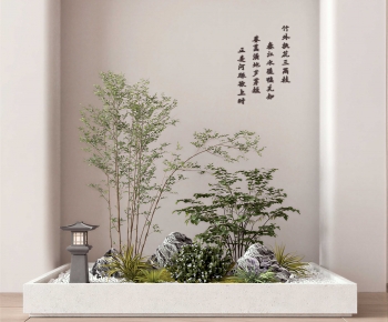 New Chinese Style Plant Landscaping-ID:394763952