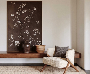 New Chinese Style Lounge Chair-ID:402951962