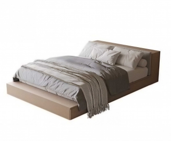 Modern Double Bed-ID:927491271