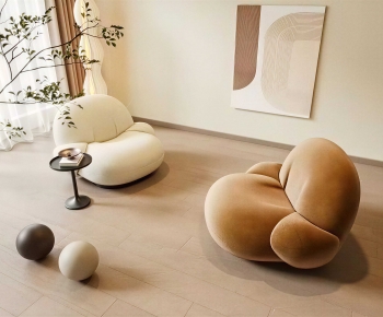 Modern Single Sofa-ID:555794007