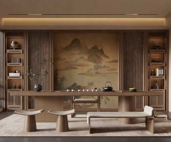 New Chinese Style Tea House-ID:685096989